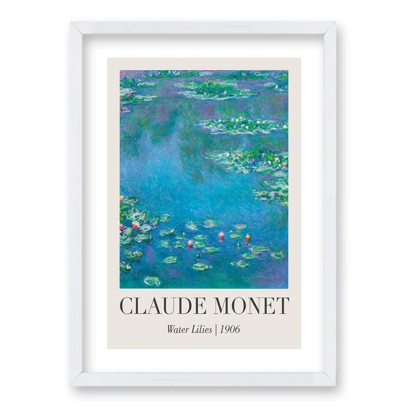 RETELA - Cuadro Claude Monet II - Plateado