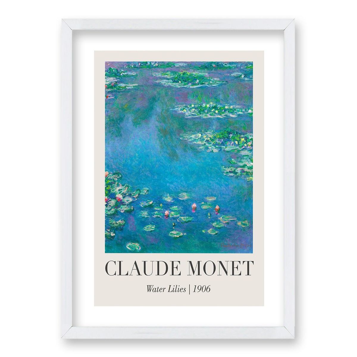 RETELA - Cuadro Claude Monet II - Negro