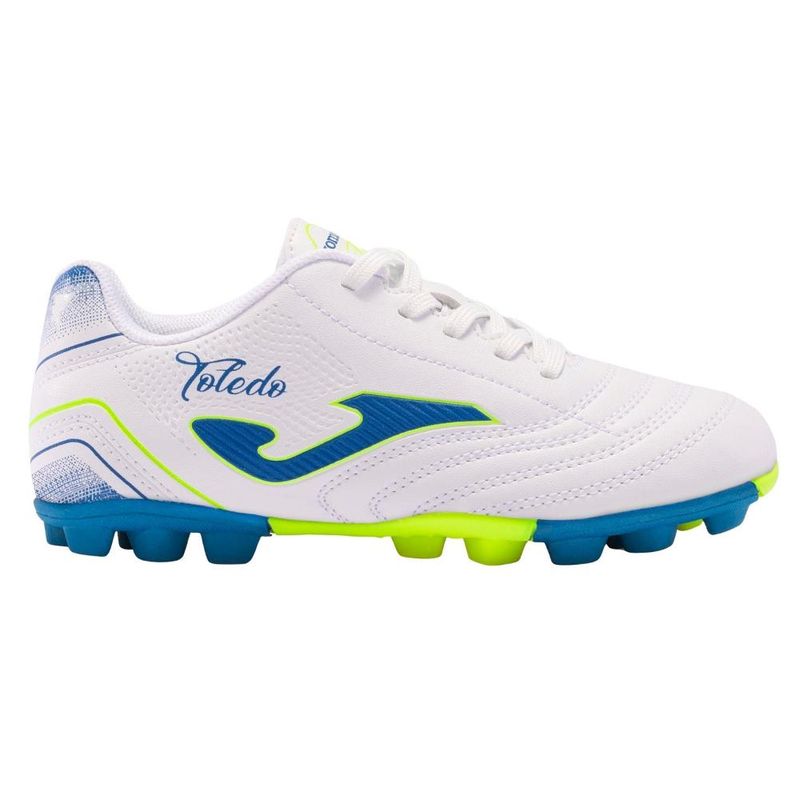 JOMA - Zapatilla Fútbol HG Kids Toledo Blanco Joma.