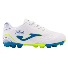 JOMA - Zapatilla Fútbol HG Kids Toledo Blanco