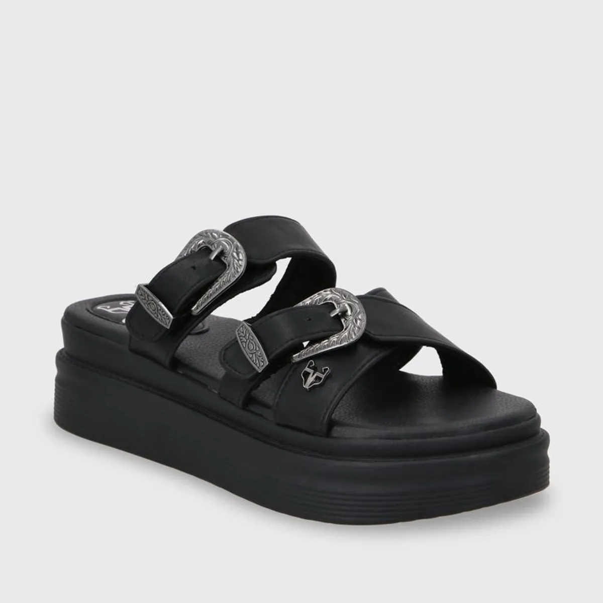 GOTTA - Sandalia Plataforma Negro Mujer 43015