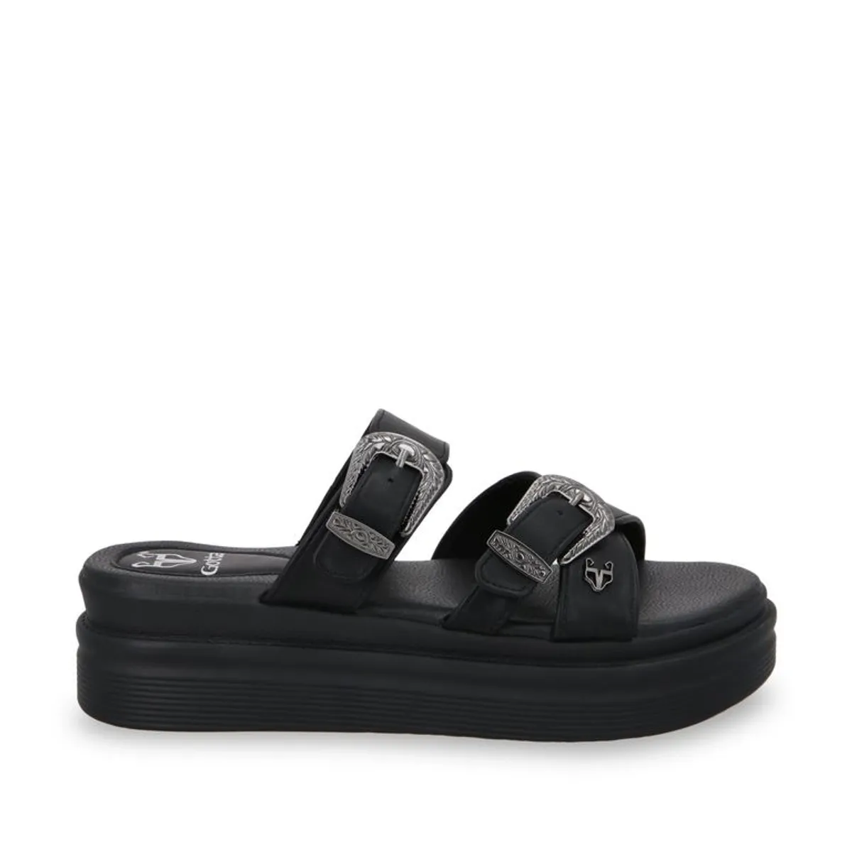 GOTTA - Sandalia Plataforma Negro Mujer 43015
