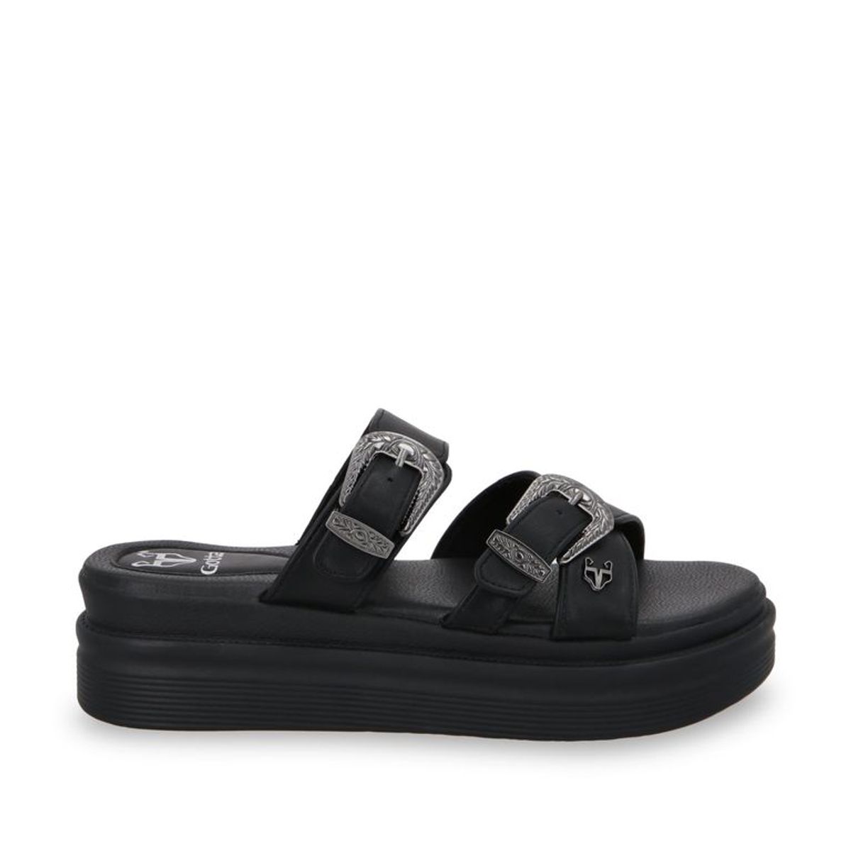 GOTTA - Sandalia Plataforma Negro Mujer 43015
