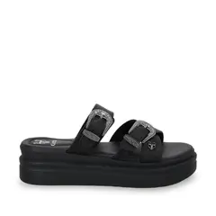 GOTTA - Sandalia Mujer Negra Plataforma 43015