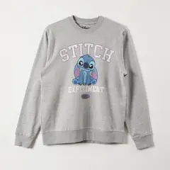 DISNEY - Poleron Cerrado Mujer Lilo & Stitch Gris