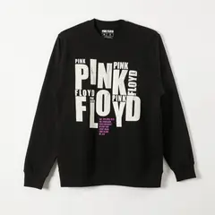 PINK FLOYD - Poleron Cerrado Mujer Logo Negro
