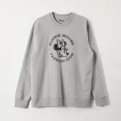 DISNEY - Poleron Cerrado Mujer Fashion Icon Minnie Gris