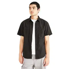 DOCKERS - Camisa Hombre Utility Regular Fit Negra