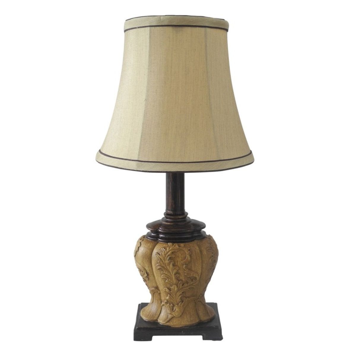 TEMPORA - Lámpara de sobremesa clásica café envejecido