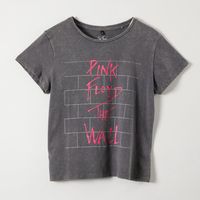 Polera Manga Corta Mujer The Wall Negro