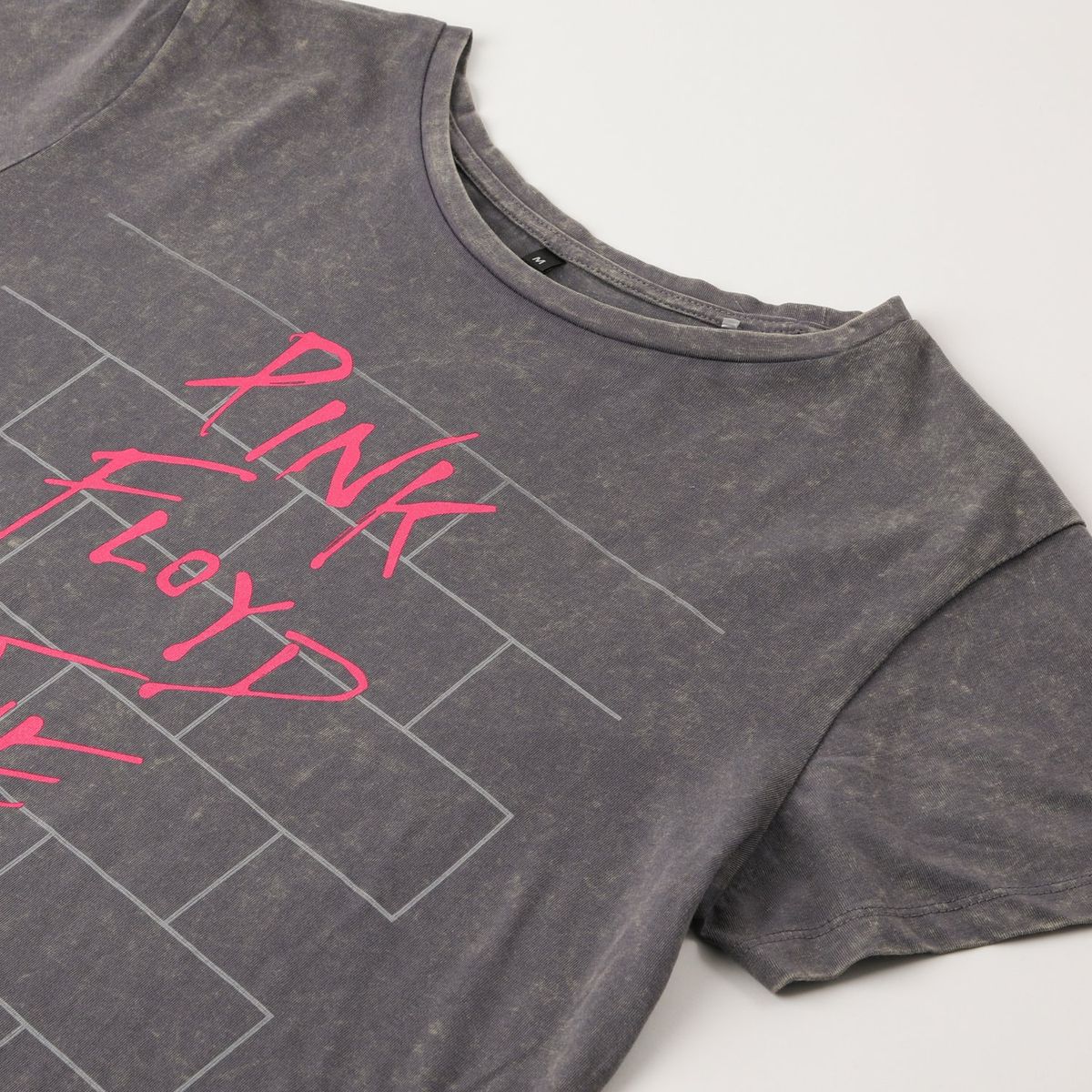 PINK FLOYD - Polera Manga Corta Mujer The Wall Negro Pink Floyd