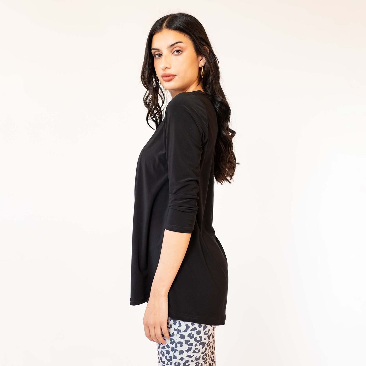 NATALIA SEGUEL - Polera Paula Negro Natalia Seguel