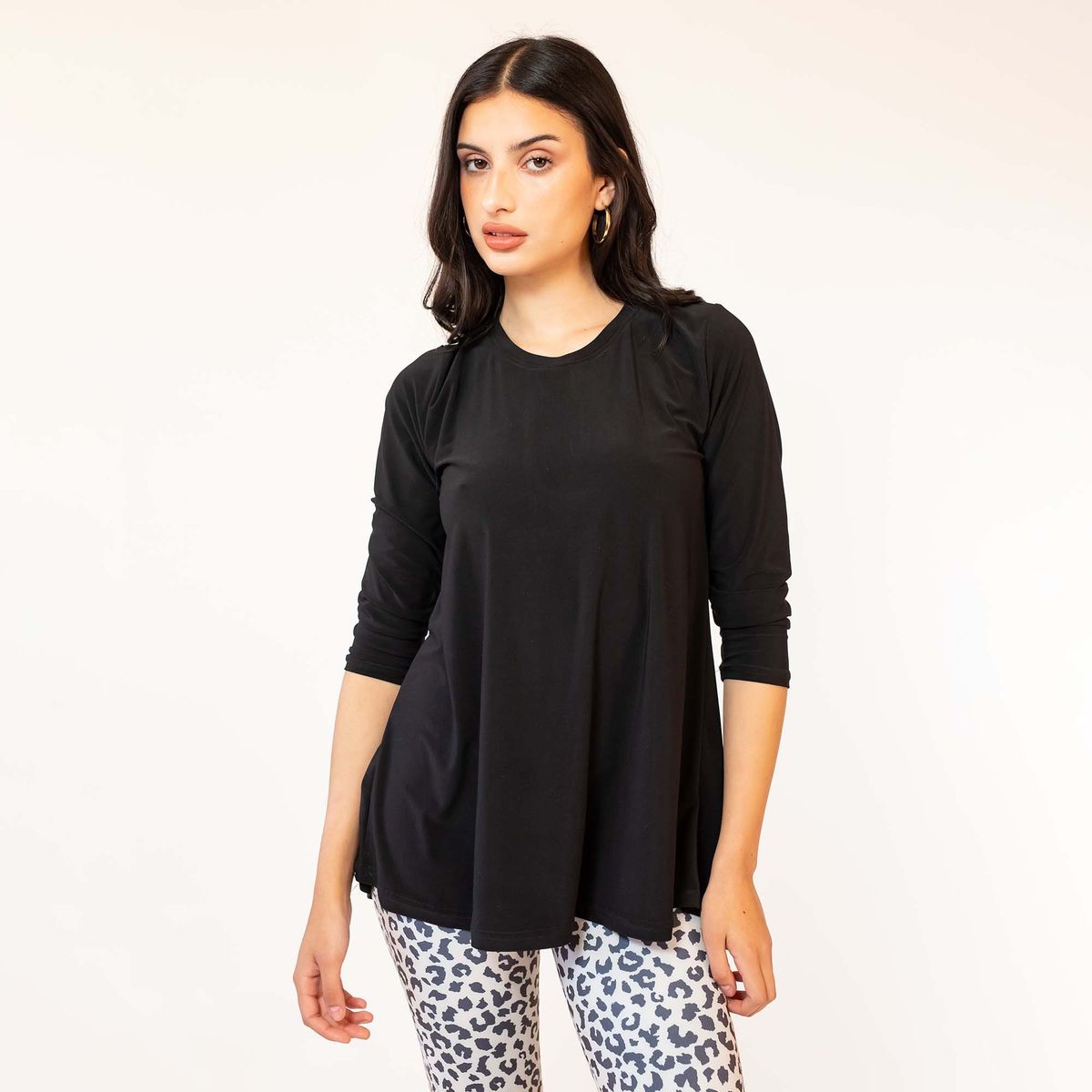 NATALIA SEGUEL - Polera Paula Negro Natalia Seguel