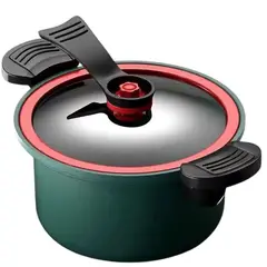 GENERICO - Olla Micro Presión 3,5 L, Estofado, Arroz, Antiadherente, Multiuso