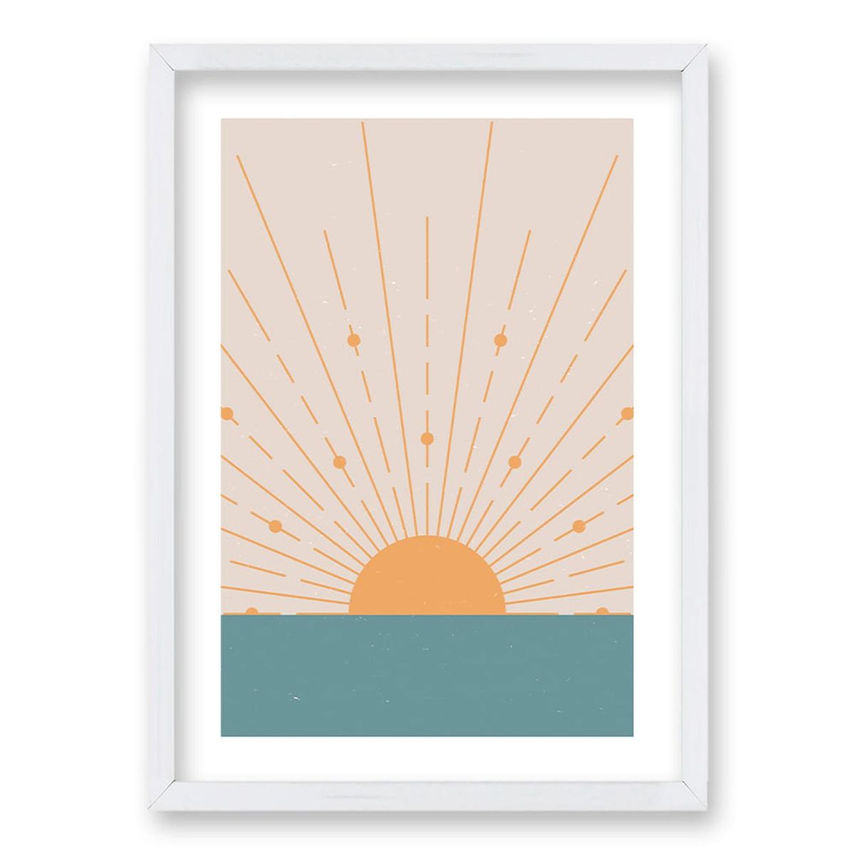 RETELA - Cuadro Boho - Negro - 40x30 cm