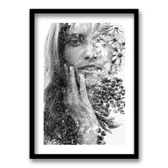 RETELA - Cuadro Fem - Negro - 40x30 cm