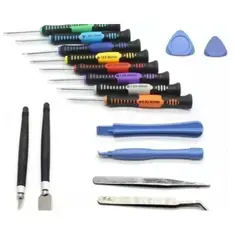 GENERICO - Kitset Herramientas Y Destornilladores Para Celulares 16pcs