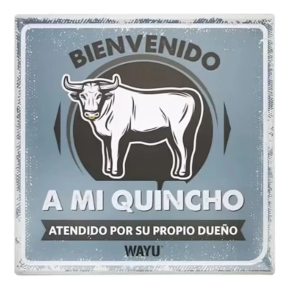 WAYU - CUADRO DECO BEER  25*25CM WAYU