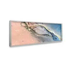 RETELA - Canvas Marmol Pink - Multicolor - Enmarcado - 90x45 cm