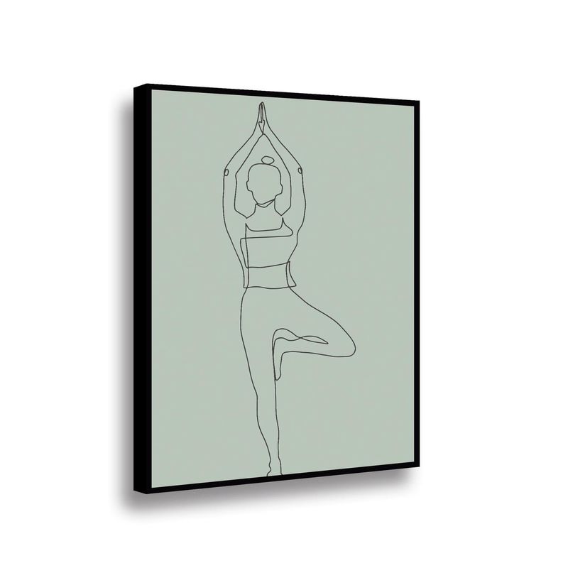 RETELA - Canvas Serenity in Silhouette IV - Multicolor - Enmarcado
