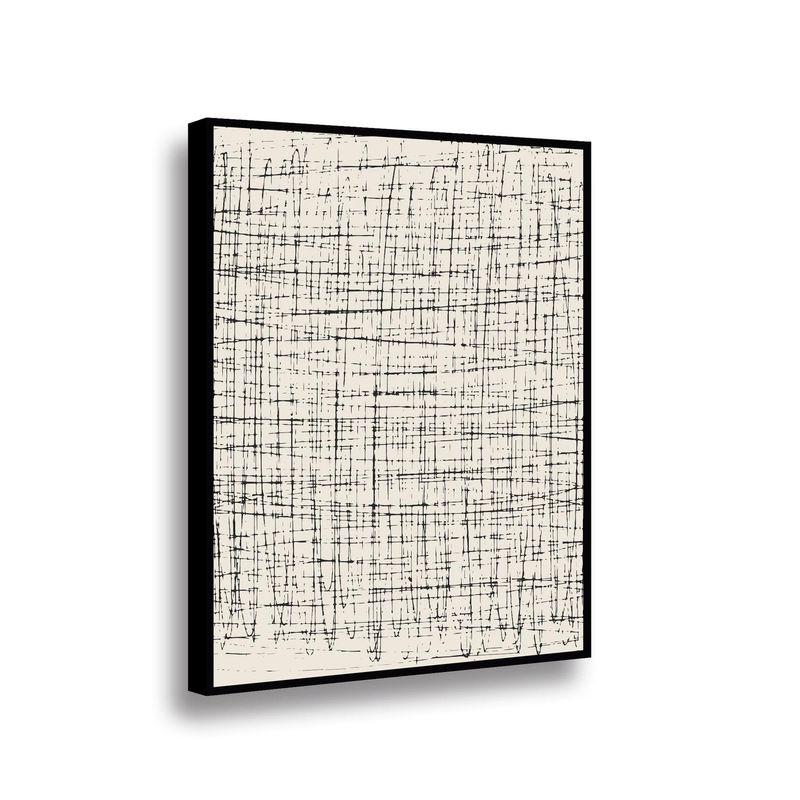 RETELA - Canvas Frenesí Lineal VI - Multicolor - Enmarcado