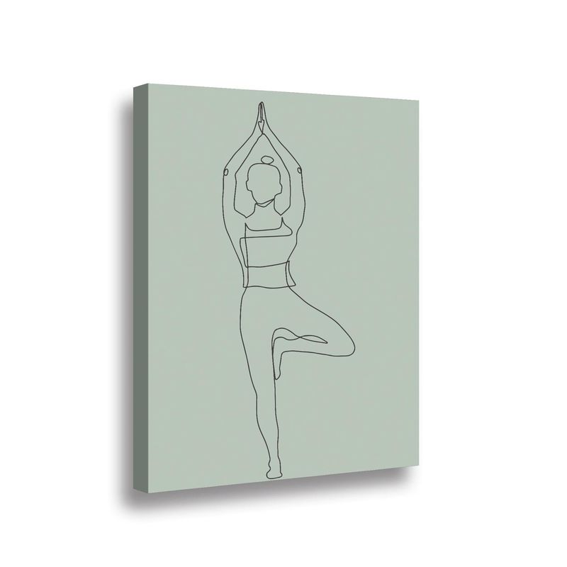 RETELA - Canvas Serenity in Silhouette IV - Multicolor - 70x50 cm