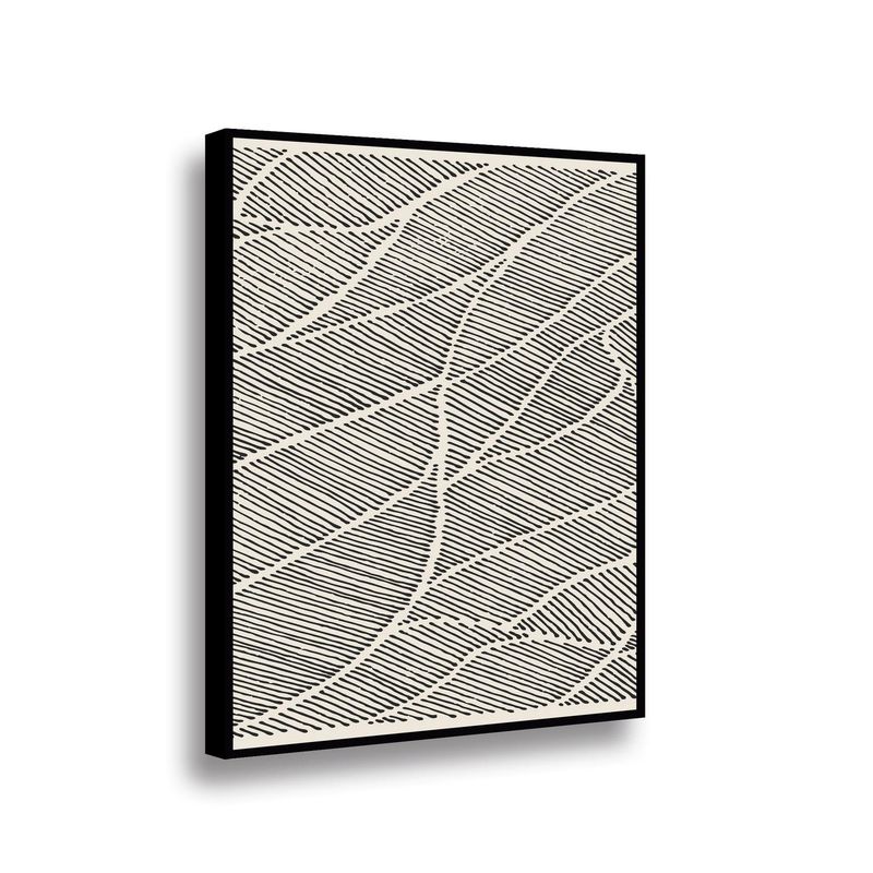 RETELA - Canvas Frenesí Lineal XI - Multicolor - Enmarcado