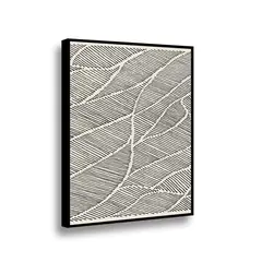 RETELA - Canvas Frenesí Lineal XI - Multicolor - Enmarcado