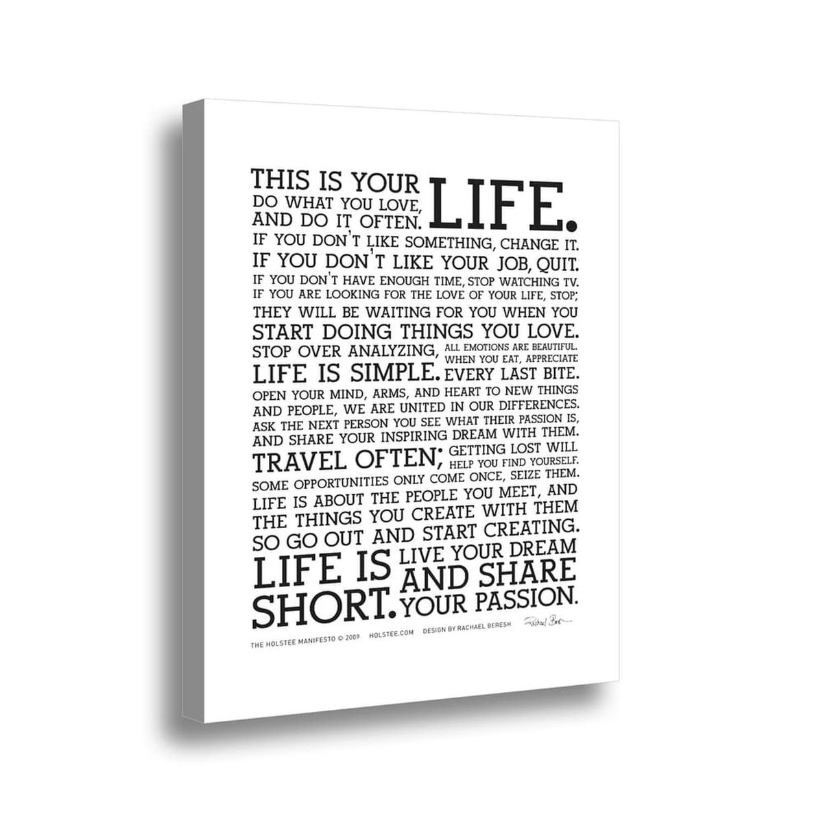 RETELA - Canvas Life - Multicolor - 70x50 cm