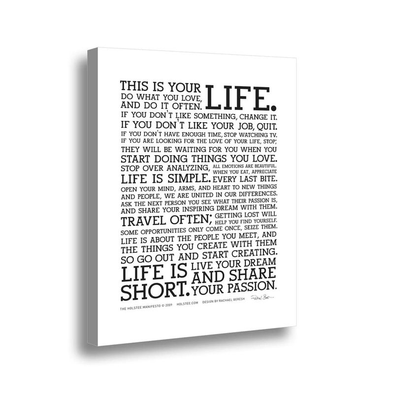RETELA - Canvas Life - Multicolor - 70x50 cm