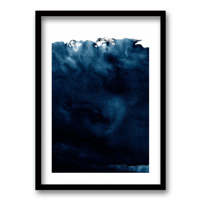 RETELA - Cuadro Aqua I - Negro - 50x35 cm