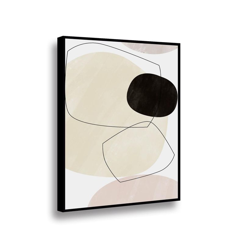 RETELA - Canvas Fragmentos y Líneas II - Multicolor - Enmarcado