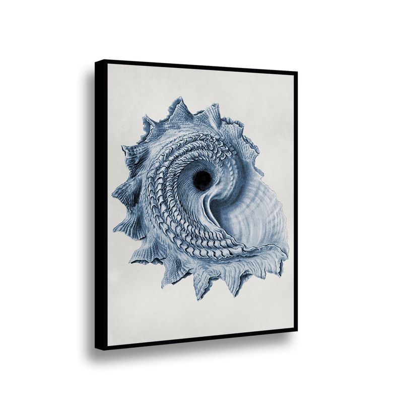 RETELA - Canvas Blue Shell III - Multicolor - Enmarcado