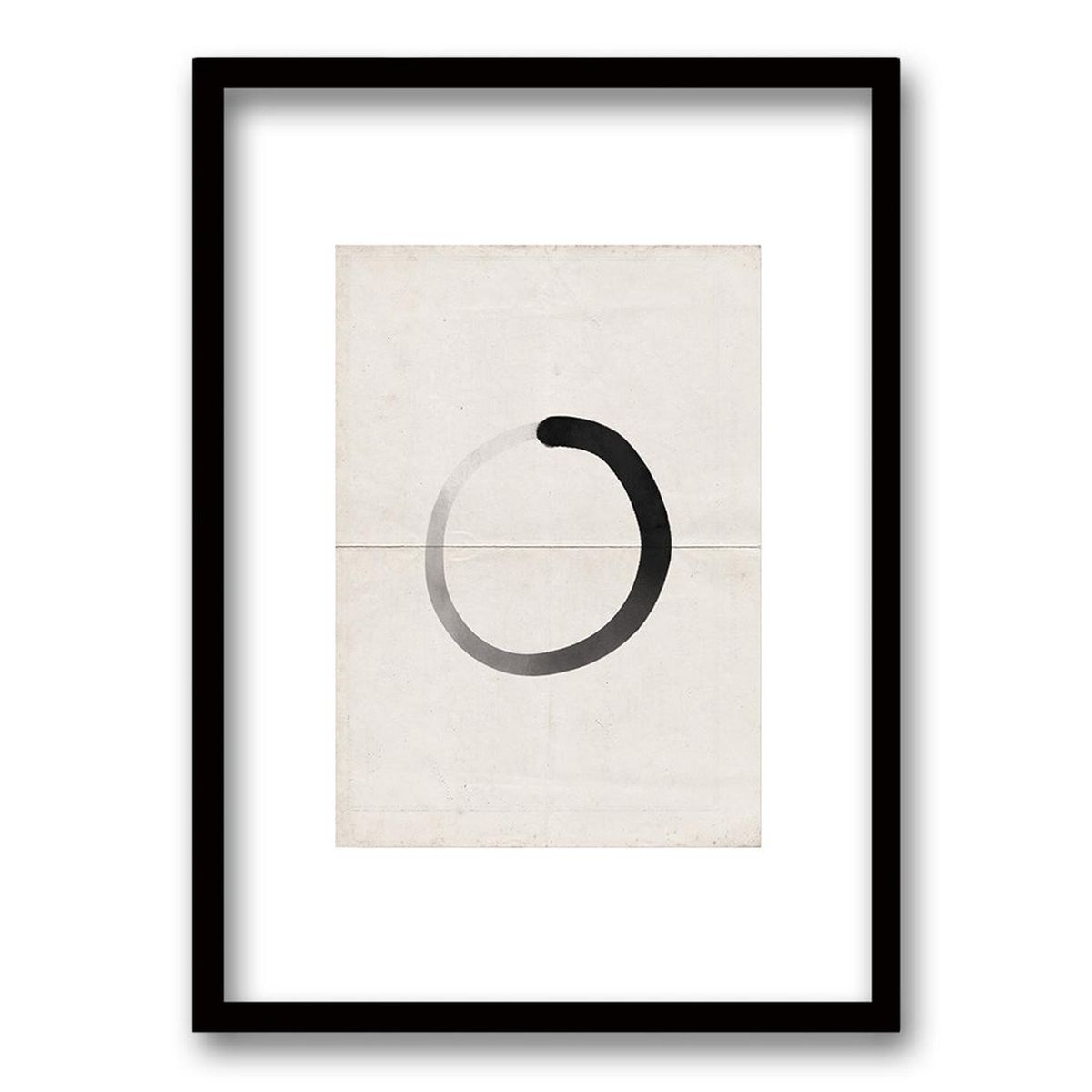 RETELA - Cuadro Aro I - Negro - 70x50 cm