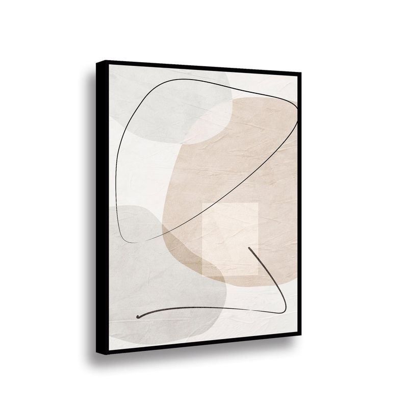 RETELA - Canvas Fragmentos y Líneas IV - Multicolor - Enmarcado