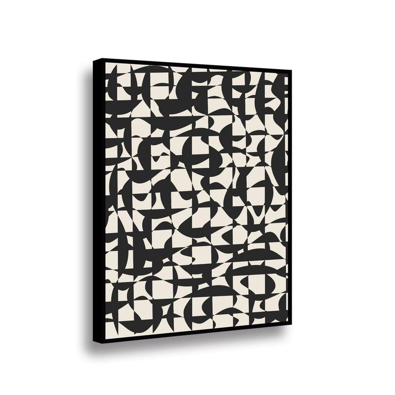 RETELA - Canvas Frenesí Lineal V - Multicolor - Enmarcado