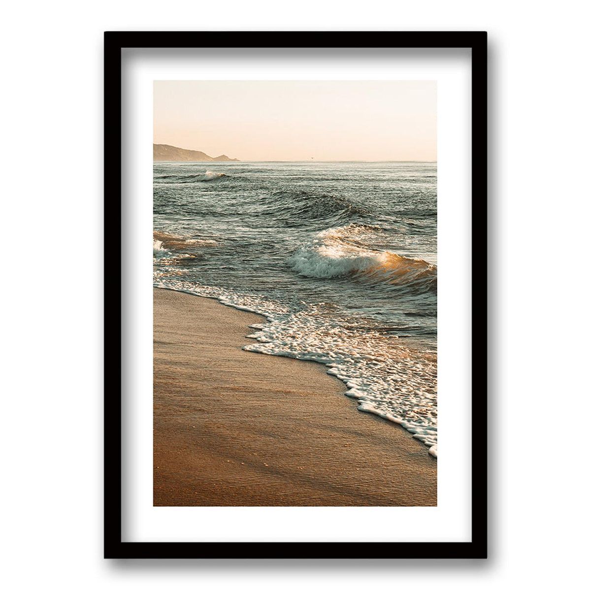 RETELA - Cuadro Orilla de Mar I - Negro