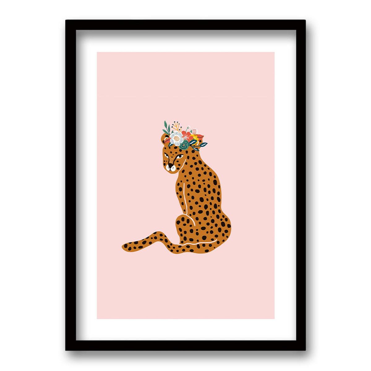 RETELA - Cuadro TITI - Negro - 40x30 cm