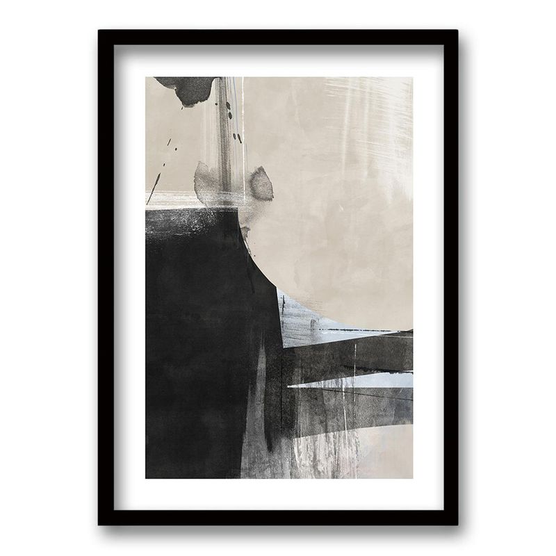 RETELA - Cuadro Mocka - Negro - 70x50 cm
