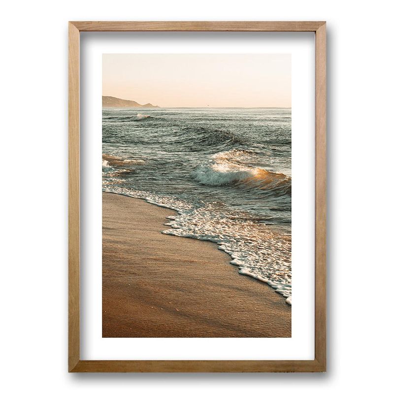 RETELA - Cuadro Orilla de Mar I - Cafe - 50x35 cm