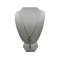 GENERICO - Colgante Menorá Con Cadena Hombre Unisex Plata Italiana 925