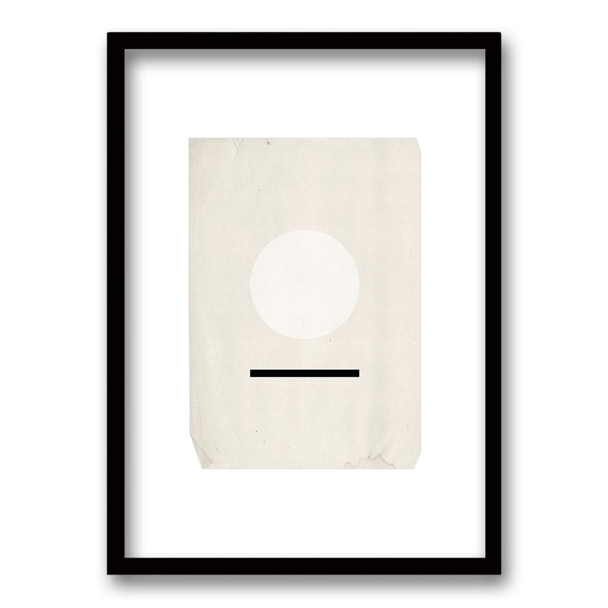 RETELA - Cuadro Aro III - Negro - 50x35 cm