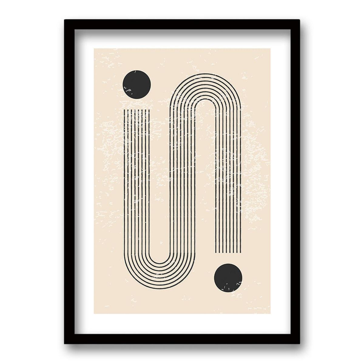 RETELA - Cuadro Singladura - Negro - 70x50 cm