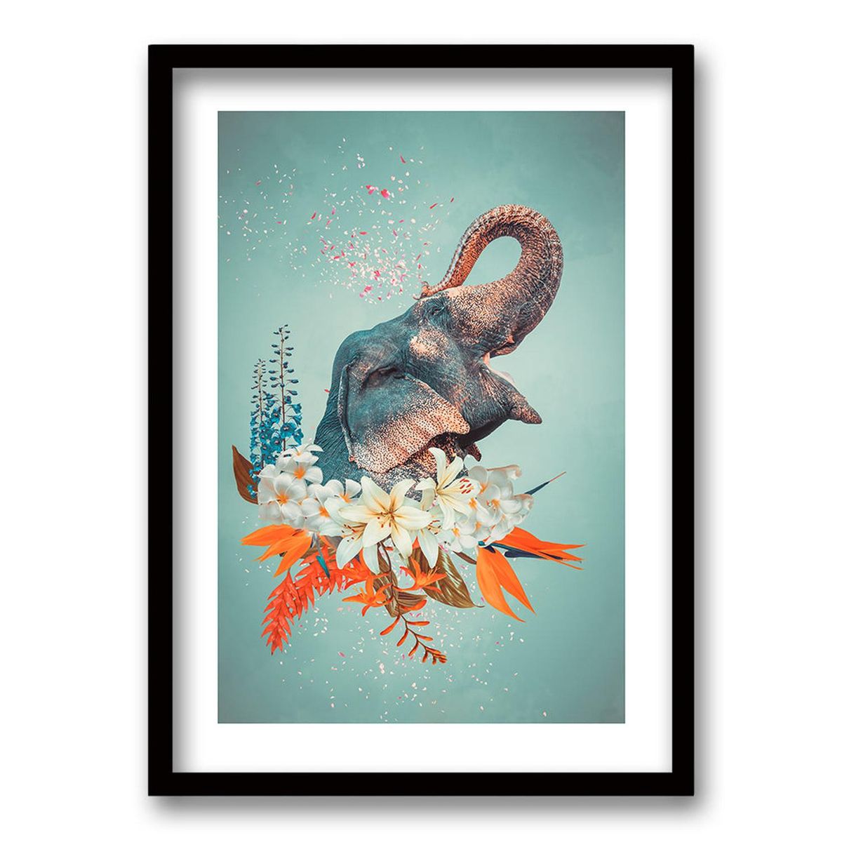 RETELA - Cuadro Happiness - Negro