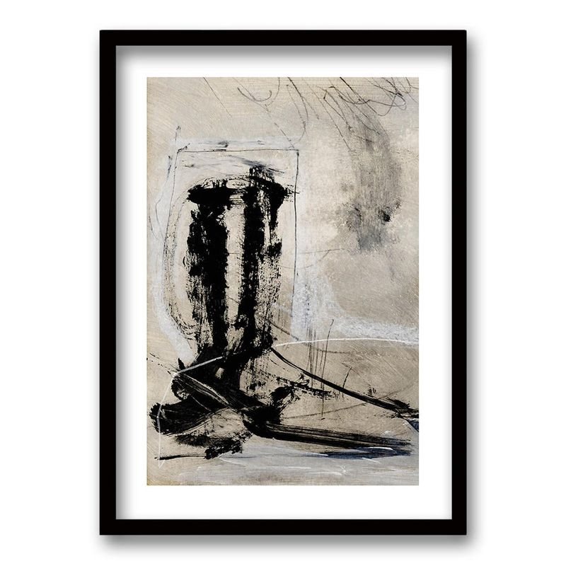 RETELA - Cuadro Tinta - Negro