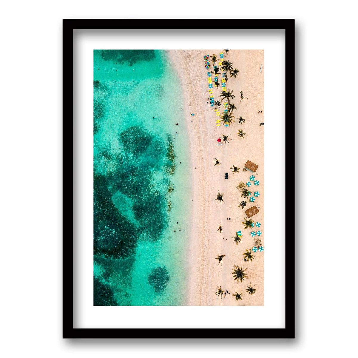 RETELA - Cuadro Oceano - Negro - 40x30 cm