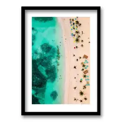 RETELA - Cuadro Oceano - Negro - 40x30 cm