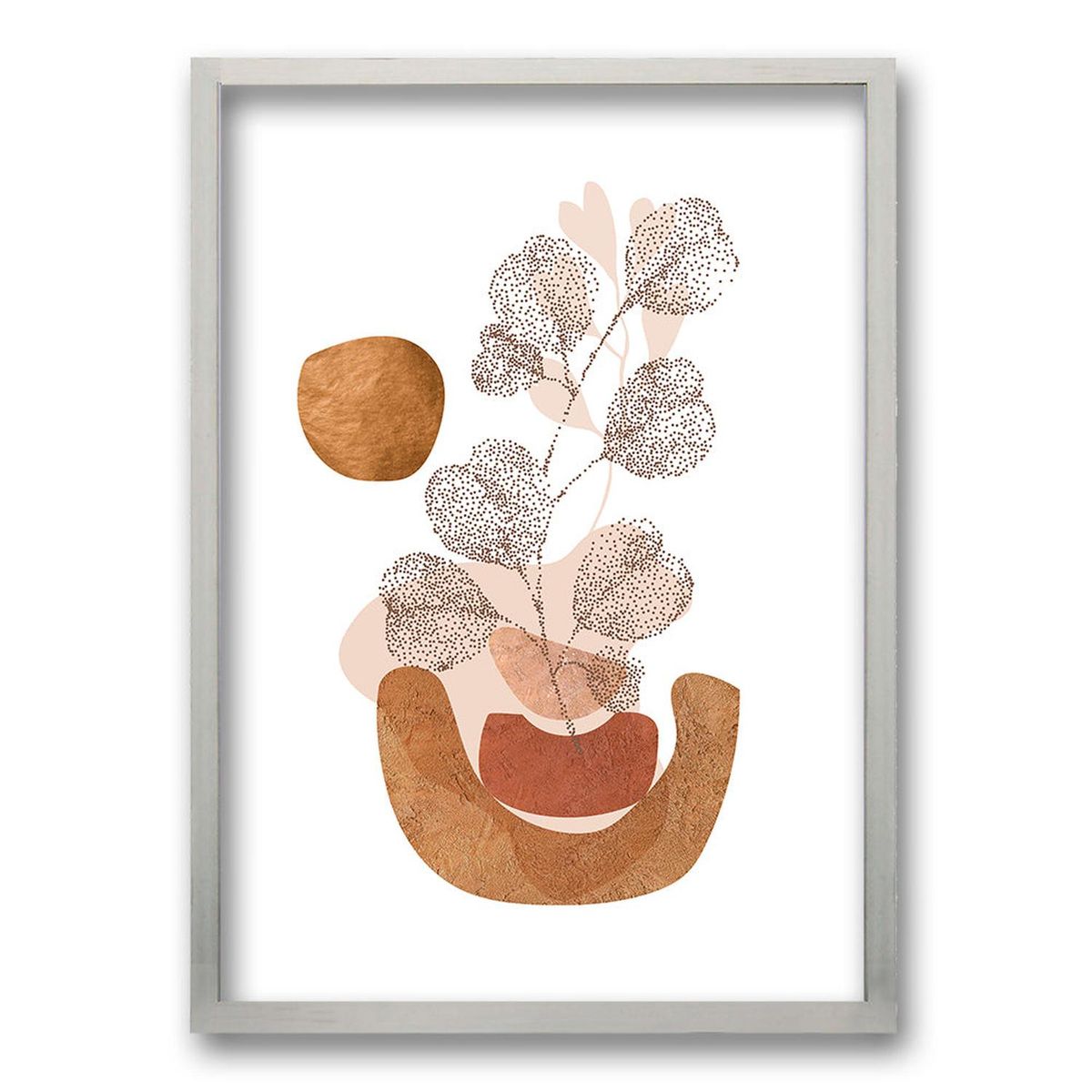 RETELA - Cuadro Orange - Plateado - 70x50 cm