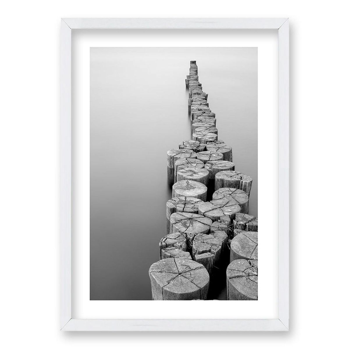 RETELA - Cuadro Agua Negra I - Negro - 50x35 cm