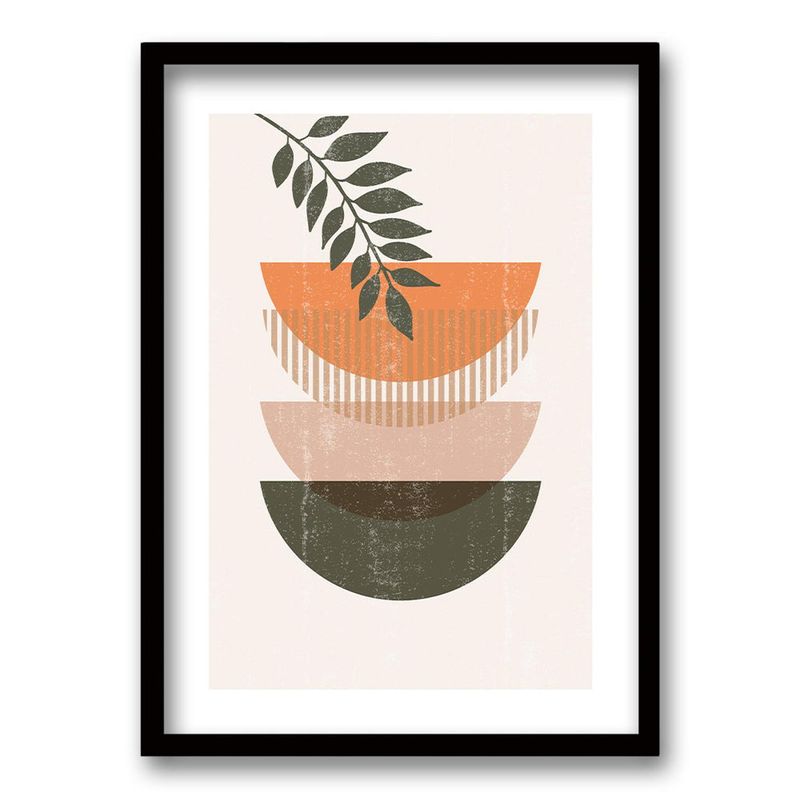 RETELA - Cuadro Corp II - Negro - 70x50 cm